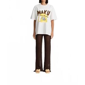 NEW MAKU banana phone vintage tee in white